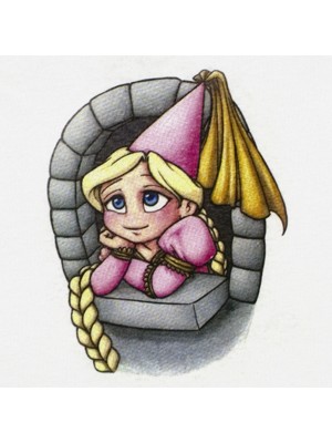 Little Rapunzel t-shirt