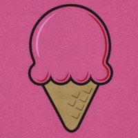 Ice Cream t-shirt - strawberry